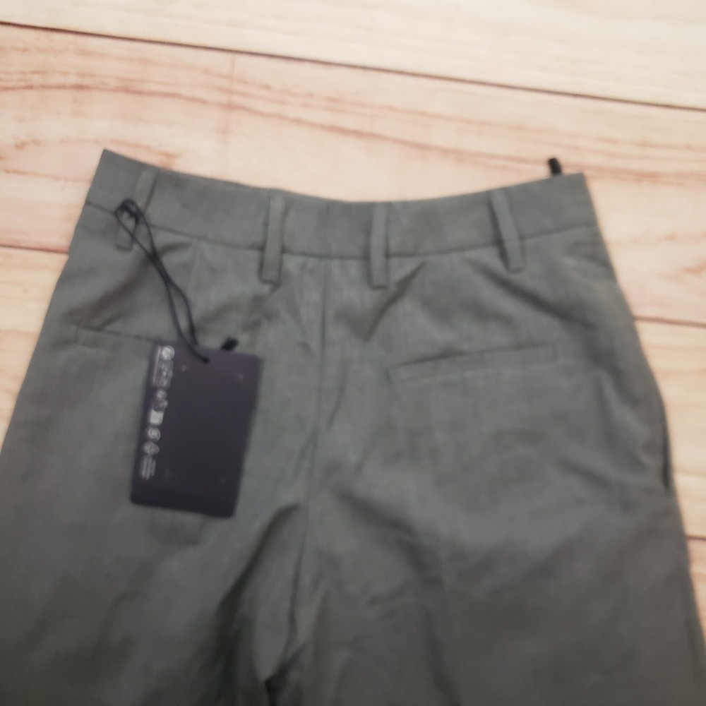 Prada Wide Leg Pleated Trousers in Gray - Picture 13 of 14